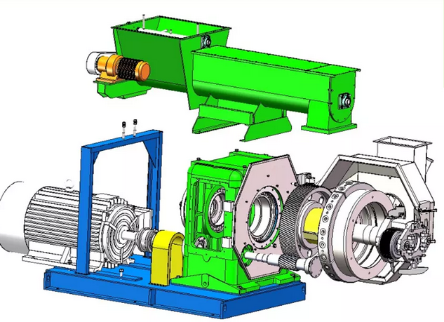 CPM 2ton/Hの生物量の餌の製造所機械3